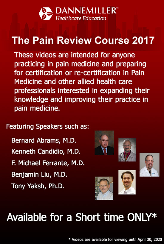 Emergin & Controversial Topics in Pain